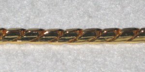 画像4: RING 5 スネークチェーンカラー ゴールド 6mm x 18インチ(長さ45.7cm)【メール便198円対応】 (4)