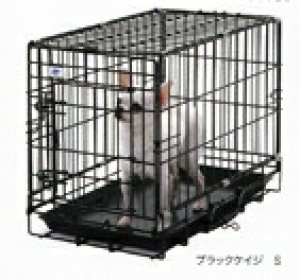 画像2: 在庫限り!スノコなし 東京ペット ブラックケイジ XL 【同梱不可・送料実費】ゲージ 金網 輸送 (2)