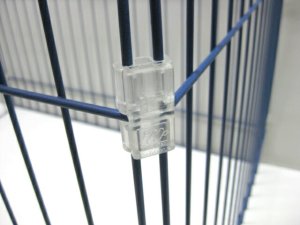 画像2: 【送料実費】東京ペット 四面フリーサークル2101(長面2枚・短面2枚)国産品・特注色 ネイビーブルー【本州・四国へのお届け限定・同梱不可】 (2)