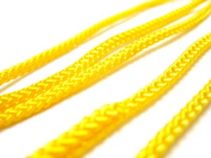 画像5: 【タグに折れあり】ハンドラー Wリード小型犬用首輪付引紐6mm x 140cm ゴールド×ブラック【メール便改定180円対応】 (5)