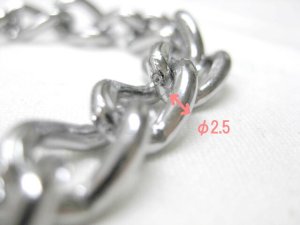 画像3: 【訳あり・パッケージなし】ぺティオ マンテル犬鎖φ2.5mm ×長さ135cm 小型犬向 【スマートレター180円対応】 (3)