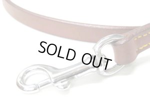 画像3: 瀬川製作所ドイツ鞣(なめし)平引皮(マレーブル茄子カン付1456)　18mm【メール便198円対応】 (3)