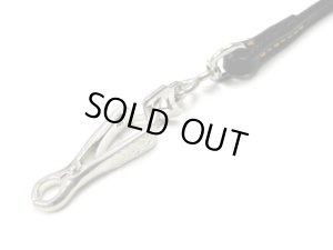 画像2: 瀬川製作所ドイツ鞣(なめし)　短引　(ドイツ茄子カン1349)　9mm×80cm　ブラック　【メール便185円対応】 (2)