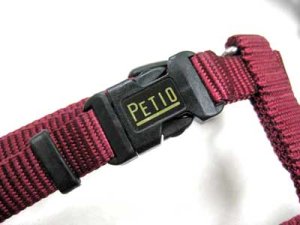 画像2: ぺティオ マスター 胴まわりサイズ35cm〜58cmの犬用胴輪 ガーネット 【メール便185円対応】 (2)