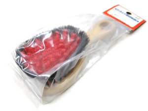 画像2: 1点限り！松岡　ペット用シャンプー用ブラシ柄付き 【定形外郵便290円対応】　マイスター（職人）手作りの最高級ブラシです！ (2)