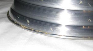 画像2: 【大変訳あり】大型犬用　アルミニウム製富士型食器【定形外郵便660円対応】 (2)