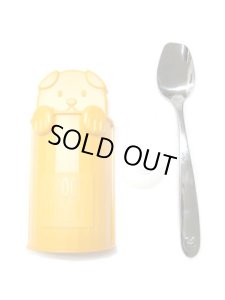 画像2: 【訳あり】犬用缶詰のスプーン&ホルダーセット オレンジ【定形外郵便(メール便)送料込】 (2)