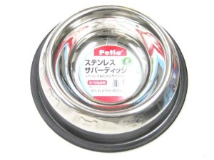 画像1: 【在庫品】ペティオステンレスサパーディッシュLサイズ　【定形外郵便510円対応】 (1)