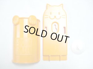 画像2: 【訳あり】猫用スプーンホルダー　オレンジ　【定形外郵便対応】 (2)