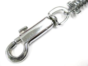 画像2: 訳あり ドギーマン(林製作所)ショックレスリード・チェーンリード ブラウン【メール便198円対応】 (2)