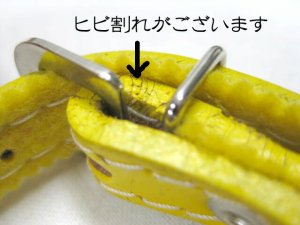 画像3: 【最後の1個です】ドギーマン　フェルト張り首輪（鈴付き）超小型犬・小型犬用首輪　首回り21.5-26.0cm　グリーン【パッケージなし・メール便120円対応】 (3)