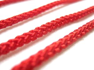 画像2: ハンドラー Wリード小型犬用首輪付引紐6mm x 140cm レッド【メール便改定180円対応】 (2)