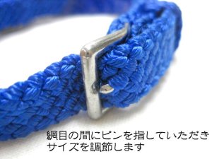 画像2: ハンドラー　二列クリスタルグラス付ドリームカラー首回り約20-24cm　全長29cm ブルー【メール便120円対応】 (2)