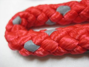 画像2: 【訳あり】堀田 ピカリード 中型犬用引紐 12mm レッド 【日本製・定形外郵便450円】 (2)