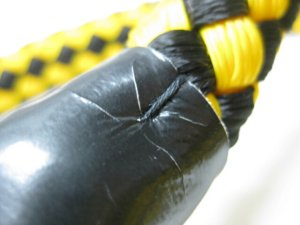 画像5: 【訳あり】堀田　パイレンリード　大型犬用引紐　21mm　イエロー・ブラック【レターパックプラス600円】 (5)