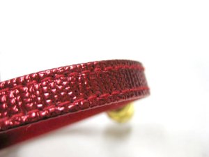 画像3: 【パッケージなし】ぺティオ ラメ首輪鈴付き(大) 猫・小型犬用首輪 ライトピンク 首回り23〜28cm【パッケージなし・定形外郵便(メール便)120円対応】 (3)