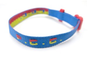 画像1: ぺティオ　ジョイカラー　猫専用首輪　ブルー　首回り15〜25cm【メール便140円対応】 (1)