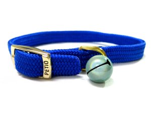 画像2: ぺティオ ネオカラーM 猫・小型犬用首輪 ブルー 首回り18〜27cm【メール便120円対応】 (2)