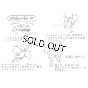 画像2: 【店頭展示品】ぺティオ　プラットハーネスS　小型犬胴輪(胴回り35-60cm)　レッド【定形外郵便210円対応】 (2)