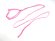 画像1: 【パッケージなし】ペティオ　シーマ胴輪付きリード（小型犬用ハーネス付引き紐）5mm　ピンク【メール便140円】 (1)