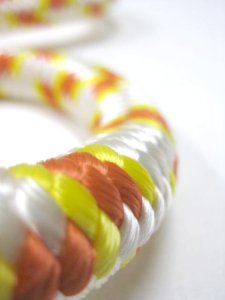 画像2: ぺティオ ソフトショックリード 中型犬用引紐 15mm×160cm オレンジ【定形外郵便660円対応】 (2)