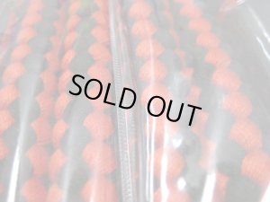 画像5: 【おかげさまで完売しました】ぺティオ 房付きリード 綿引紐/(皮巻) 中型犬向 19mm レッド・ブラック (5)