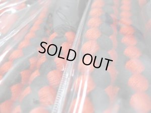 画像4: 【おかげさまで完売しました】ぺティオ 房付きリード 綿引紐/(皮巻) 中型犬向 19mm レッド・ブラック (4)