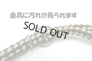 画像5: 【訳あり】ぺティオ パイレンハンドラー 小型犬用引紐首輪付 5mm ゴールド・ブラック【メール便140円対応】 (5)