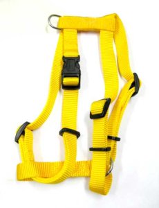 画像2: ぺティオ　プラットハーネスS　小型犬胴輪(胴回り35-60cm)　イエロー【定形外郵便210円対応】 (2)