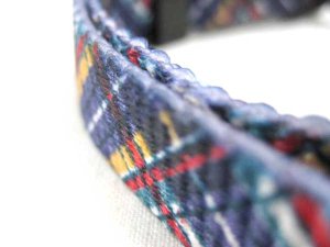 画像2: 【訳あり】ぺティオ　ブリティッシュ2カラー　猫・小型犬用首輪　首まわり25〜40cm　幅15mm　ブルー【メール便180円対応】 (2)