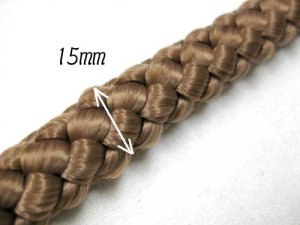 画像2: ぺティオ　パイレンリード　中型犬用引紐　15mm×160cm　ブラウン【メール便185円対応】 (2)