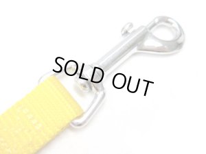 画像2: ぺティオ　プラットリードL　大型犬用リード・引き紐　イエロー　幅25mm×120cm【メール便198円対応】 (2)