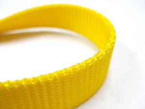 画像3: ぺティオ　プラットリードM　中型犬用リード・引き紐　イエロー　幅19mm×120cm【定形外郵便210円対応】 (3)