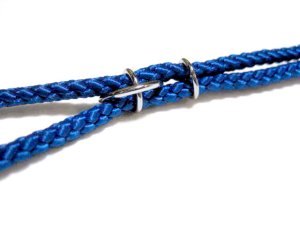 画像2: 【訳あり】ぺティオ　パイレンハンドラー　小型犬用引紐首輪付　5mm　ブルー【メール便140円対応】 (2)