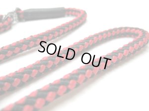画像2: ぺティオ パイレンハンドラー 小型犬用引紐首輪付 7mm レッド・ブラック【メール便185円対応】 (2)