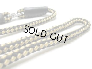 画像2: 【パッケージなし】ぺティオ パイレンハンドラー 小型犬用引紐首輪付 7mm ゴールド・ブラック【メール便185円対応】 (2)