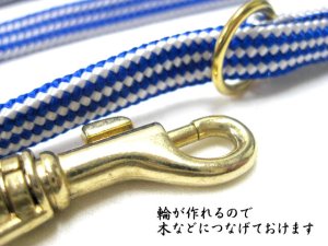画像5: 【パッケージなし・訳あり】ペティオ シーマセフティリード(小型犬用首輪付引き紐)7mm ブルー【メール便140円対応】 (5)