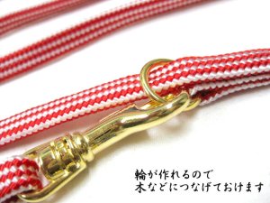 画像2: 【店頭展示品・パッケージなし】ペティオ　シーマセフティリード（小型犬用首輪付引き紐）5mm　レッド【メール便140円】 (2)