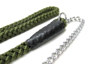 画像2: 【訳あり】ペティオ　ウォークチェーン　Φ10mm (小型犬用)　ネイビーグリーン　【メール便198円対応】 (2)