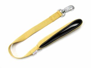 画像1: 【訳あり】ぺティオ　短いエアクッションリード　中・大型犬用短引25mm×650mm　マスタード【メール便185円対応】 (1)