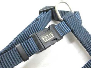 画像2: ぺティオ マスター 胴まわりサイズ35cm〜58cmの犬用胴輪 ネイビーブルー【メール便185円対応】 (2)