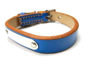 画像5: 【在庫限り】瀬川製作所 鋲なし一枚皮平首輪(1010)　幅18mm　首廻り29-35cmの犬用【定形外郵便140円対応】 (5)