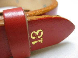 画像3: 【在庫限り】瀬川製作所 鋲なし一枚皮平首輪(1010)　幅18mm　首廻り29-35cmの犬用【定形外郵便140円対応】 (3)