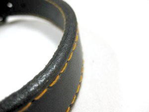 画像4: 【お取り寄せ】瀬川製作所ドイツ鞣(なめし)合わせ首輪　(1039)　24mm　首周り38-44cm【定形外郵便390円対応】 (4)