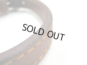 画像4: 【お取り寄せ】瀬川製作所ドイツ鞣(なめし)合わせ首輪　(1037)　18mm　首周り29-35cm【メール便140円】 (4)