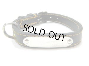 画像2: 【お取り寄せ】瀬川製作所ドイツ鞣(なめし)合わせ首輪　(1037)　18mm　首周り29-35cm【メール便140円】 (2)