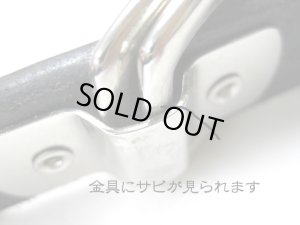 画像6: 【大変訳あり】瀬川製作所ドイツ鞣(なめし)一枚皮平首輪(1047)　幅27mm　首廻り39-50cm　ブラウン【定形外郵便350円対応】 (6)