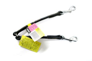 画像1: 瀬川製作所　ドイツ鞣(なめし)二頭引（1209）ブラック　9mm【メール便180円対応】 (1)