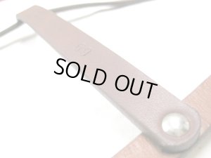 画像6: 【訳あり】瀬川製作所ドイツ鞣(なめし)軽便胴輪　(1223)　15mm　胴廻り69cmの犬用ブラウン【メール便185円対応】 (6)