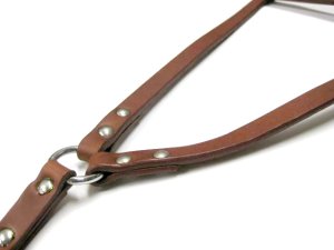 画像3: 瀬川製作所ドイツ鞣(なめし)軽便胴輪　(1223)　15ｍｍ　胴廻り69cmの犬用【メール便198円対応】 (3)